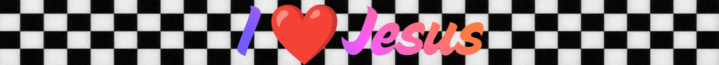I Heart Jesus (Checkered)