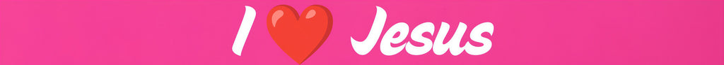 I Heart Jesus (Pink) (Small/Medium)