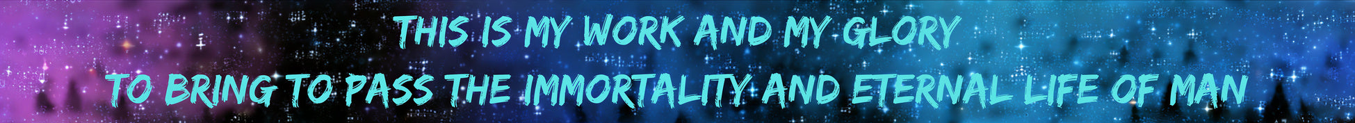This Is My Work and My Glory